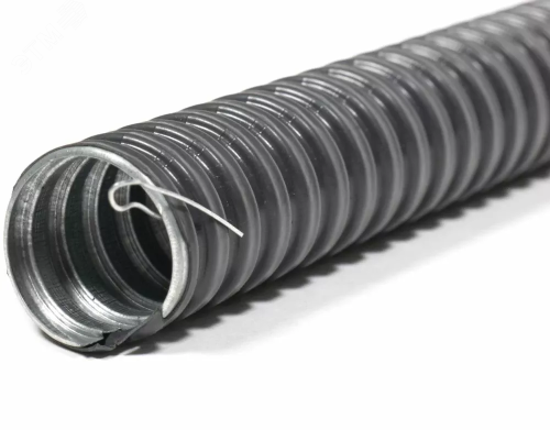 Металлорукав в ПВХ изоляции РЗ-ЦП нг-LS 25 (50 м)с протяжкой ГОФРОМАТИК | код zeta44117 | ЗЭТАРУС Металлорукав в ПВХ изоляции РЗ-ЦП нг-LS 25 (50 м)с протяжкой ГОФРОМАТИК | код zeta44117 | ЗЭТАРУС