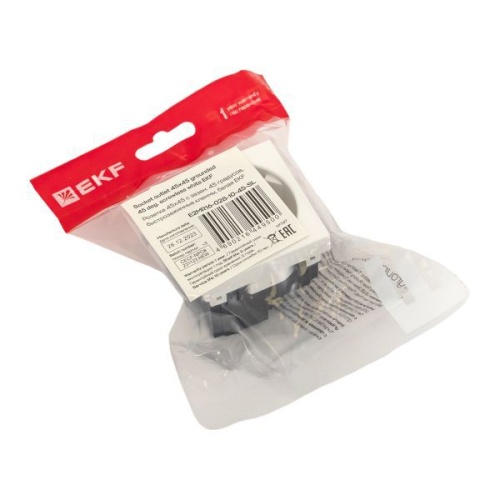 Розетка 45х45 с зазем. 45 градусов, быстрозажимные клеммы, белая EKF | код E2MR16-028-10-45-SL | EKF фото 8 Розетка 45х45 с зазем. 45 градусов, быстрозажимные клеммы, белая EKF | код E2MR16-028-10-45-SL | EKF фото 8