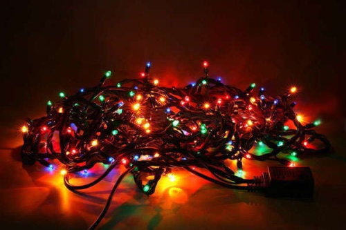 Гирлянда внутренняя 100 микроламп 5м разноцветная 8 режимов | код 4607144111263 | JazzWay