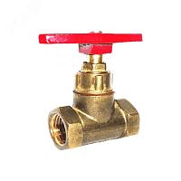 Клапан запорный латунь 15б1п Ду20 Ру16 муфтовый | код ZW20007 | Цветлит