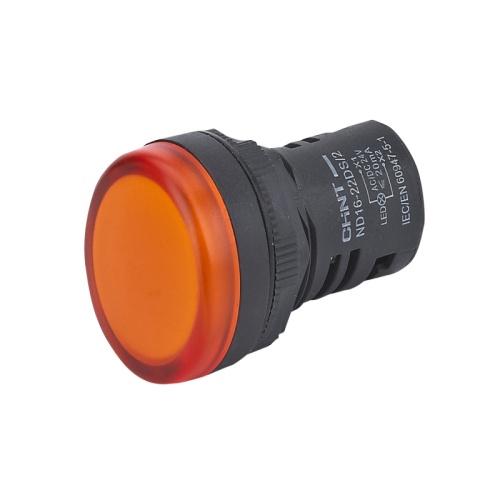 Индикатор помехозащищенный со встроенным конденсатором ND16-22D/4K2 оранжевый АС 230В (R) | код 268698 | CHINT Индикатор помехозащищенный со встроенным конденсатором ND16-22D/4K2 оранжевый АС 230В (R) | код 268698 | CHINT
