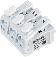 Клемма монтажная 61 691 NTC-CMK-923PL-3-50 (уп.50шт) Navigator 61691