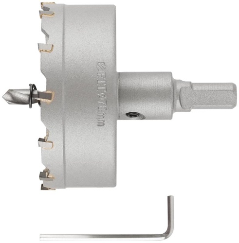 Коронка кольцевая с карбидными вставками Профи (для отверстий в нержавеющей стали) 70 мм | код 36855 | FIT