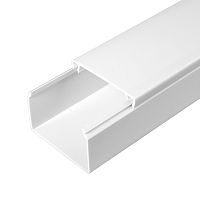 Кабель-канал белый 2-й замок в п/э 60х40 мм (18 м/уп) Промрукав | код PR03.0055 | ПРОМРУКАВ