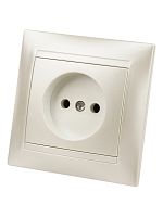 Розетка 2П 10А 250В перламутр Лама TDM | код SQ1815-0822 | TDM