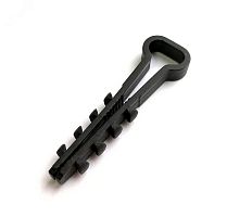 Дюбель-хомут 5-10мм для пл. кабеля, черный (100шт). | код ДХ510ПЧ100 | ПЭМИ