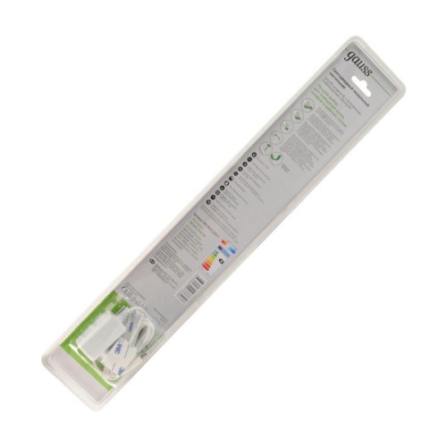 Светильник линейный светодиодный ДБО 9 Вт 650 лм 2700-6500К AC 220В IP20 500х30х11мм модель B управление датчиком движения шаговое диммирование изменяемая цветовая температура Modul Gauss | код 9019531209-T | Gauss фото 7 Светильник линейный светодиодный ДБО 9 Вт 650 лм 2700-6500К AC 220В IP20 500х30х11мм модель B управление датчиком движения шаговое диммирование изменяемая цветовая температура Modul Gauss | код 9019531209-T | Gauss фото 7