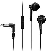 Гарнитура вкладыши Panasonic RP-TCM55GC-K 1.2м черный проводные в ушной раковине | код 1159016 | PANASONIC