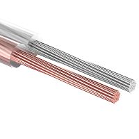 Кабель акустический REXANT 2х2,50 мм кв, прозрачный SILICON, мини-бухта 5 м | код 01-6308-05 | REXANT