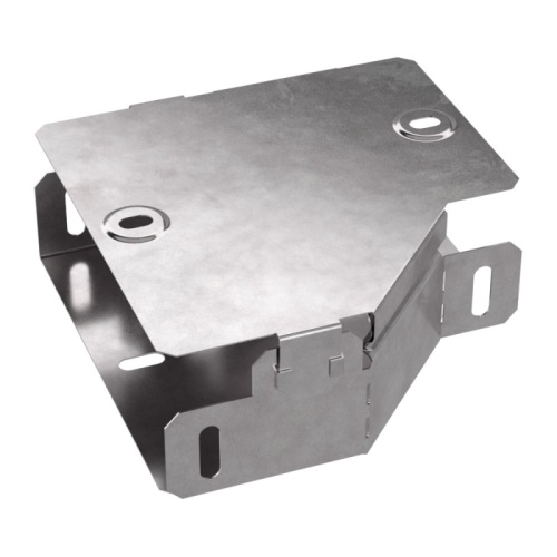 Переходник левый с крышкой Стандарт 150х100х50 Промрукав | код PR16.0486 | ПРОМРУКАВ