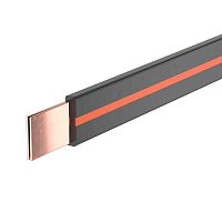 Гибкая шина в ПВХ изоляции, 10x20x1мм, In-645А (?T-50K) 2м | код R5BFC10201 | DKC