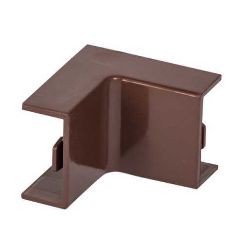 Угол внутренний (20х10) (4 шт) темное дерево-Plast | код ibd-20-10x4 | EKF фото 2