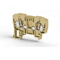 306 243, Клеммник пружинный 6мм.кв. (желтый), YBK6 | код 0.0.0.3.06243 | KLEMSAN