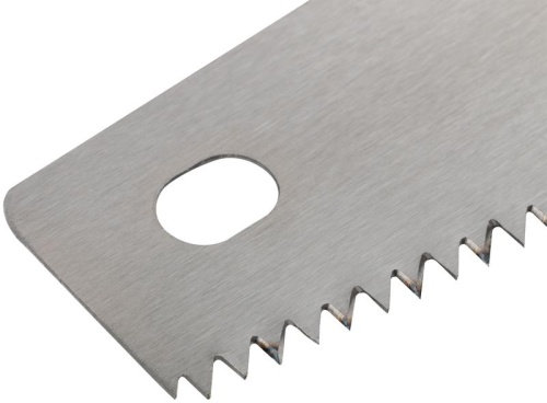 Ножовка по дереву, крупный каленый зуб 5 ТPI, 2D заточка, пластиковая прорезиненная ручка 450 мм | код 40339 | FIT фото 4