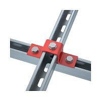 Скоба прямоугольная для Страт-профиля 41х41 сталь 4мм PS41-41 КМ LO10394