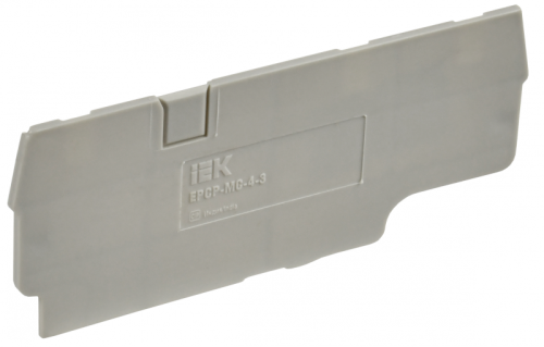 Заглушка для CP-MC 3 вывода 4мм2 серая IEK | код YCT22-00-3-K03-004-ZGL | IEK Заглушка для CP-MC 3 вывода 4мм2 серая IEK | код YCT22-00-3-K03-004-ZGL | IEK