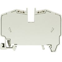 Проходная клемма, тип фиксации провода: пружинный, номинальное сечение: 6 мм кв., 41A, 800V, ширина: 8 мм, цвет: серый, тип монтажа: DIN 35 | код 56.706.0053.0 | Wieland