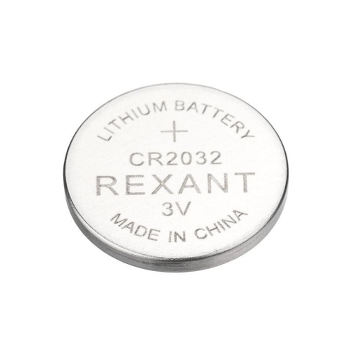 Элемент питания литиевый CR2032 3В (блист.1шт) Rexant 39-1114