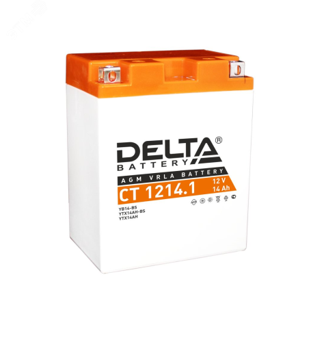 Аккумулятор CT 12В 14Ач | код CT 1214.1 | Delta MOTO Аккумулятор CT 12В 14Ач | код CT 1214.1 | Delta MOTO