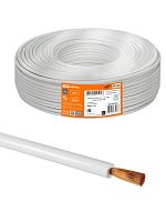 Провод ПуГВнг(А)-LS 1х2.5 ГОСТ (бухта 100м) белый | код SQ0124-0835 | РЭМЗ ТМ