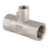 Тройник под датчик теплосчётчика, 1"х M10 х1" вн.-вн.-вн. | код. VTr.250.N.0006 | VALTEC