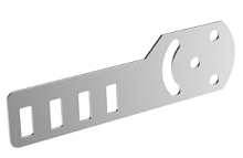 Пластина шарнирная h=50мм IEK | код CLM51D-PSH-050 | IEK