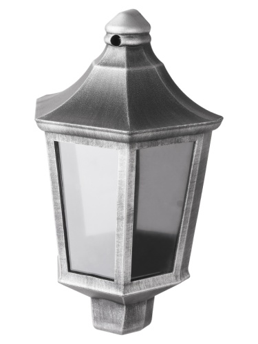 Светильник садово-парковый НБУ 06-60-003 настенный, пластик, расс. поликарбонат, серебро TDM | код SQ0330-1404 | TDM