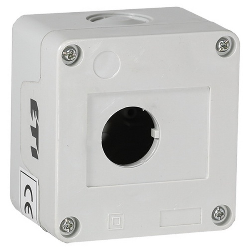 Корпус HF999004 серый 1 отверстие (малогабаритный) | код 004770415 | ETI Корпус HF999004 серый 1 отверстие (малогабаритный) | код 004770415 | ETI