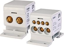 Блок распределительный EDBM-1 (160А, 1x4-50, 3x2,5-25, 4x2,5-16) | код 001102400 | ETI