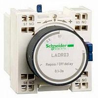 Дополнительный контактный блок с выдержкой времени 0.1…3С |  код. LADR03 |  Schneider Electric