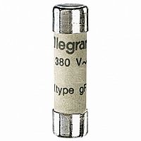 Промышленный цилиндрический предохранитель - тип gG - 8,5x31,5 мм² - без индикатора - 2 A |  код. 012302 |  Legrand