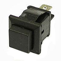 Кнопочный переключатель RUICHI PBS-15B, OFF-ON, чёрный | код 56997 | Ruichi