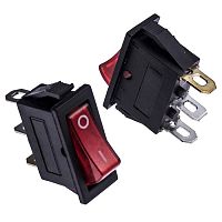 Клавишный переключатель RUICHI KCD3-101N-C3-R/3P, ON-OFF | код 107294 | Ruichi