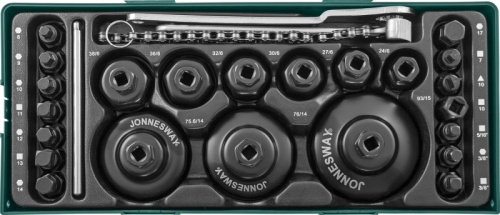 AI10003SP Набор для обслуживания системы смазки двигателей (замена масла.фильтров) (ложемент) | код AI10003SP | JONNESWAY