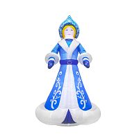 3D фигура надувная Снегурочка, размер 300см, внутренняя подсветка 9LED, компрессор с адаптером 12В, IP44 NEON-NIGHT | код 511-056 | NEON-NIGHT