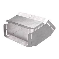 Угол вертикальный внутренний 45 градусов с крышкой Стандарт 300х100 Промрукав | код PR16.0542 | ПРОМРУКАВ