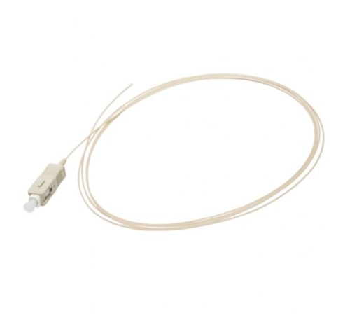 Пигтейл NM SC/PC, MM OM2, 0.9 мм, белый, 1.5 м | код NM-PIG-SC/OM2-1.5 | NEWMAX