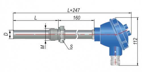 Преобразователь термоэлектрический (-40...+600 С) ДТПК135М-0910.1600.1,0.И | код 136437 | ОВЕН