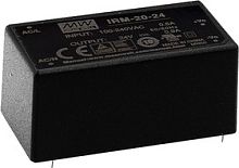 Источник питания AC-DC, 14.85 Вт, вход 85...264В AC 47...440 Гц, 120...370B DC, выход 3.3В/4.5А, изоляция 3000В AC, в корпусе на плату 52.4x27x24мм, -30...+70C | код IRM-20-3.3 | MeanWell