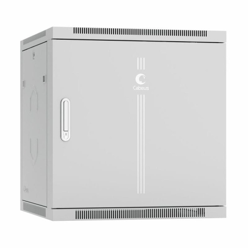 Шкаф телекоммуникационный настенный разобранный 19дюйм 12U 600x450x635mm (ШхГхВ) дверь металл, цвет серый (RAL 7035) | код 10763c | Cabeus Шкаф телекоммуникационный настенный разобранный 19дюйм 12U 600x450x635mm (ШхГхВ) дверь металл, цвет серый (RAL 7035) | код 10763c | Cabeus