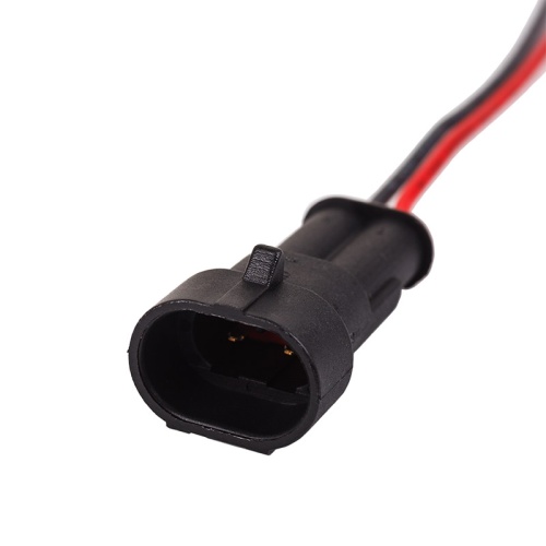 DJ7021-1.5-11 автомобильный разъем штекер с проводом 20 см | код 16-0302-9 | REXANT