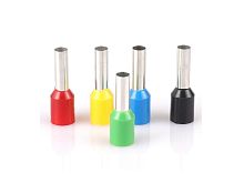 Наконечник-гильза Е95-25 95мм2 с изолированным фланцем красный HLT | код 084-04-361 | HLT