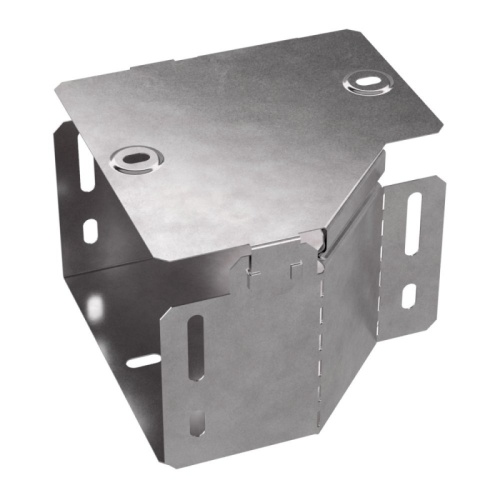 Переходник левый с крышкой Стандарт 150х100х100 Промрукав | код PR16.0488 | ПРОМРУКАВ