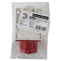 Вилка стационарная 514 3Р+РЕ 16А 380В IP44 (10/60/960) VS-16-3P-PE-IP44 | код Б0032856 | ЭРА