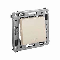 Кнопка одноклавишная в стену Avanti Ванильная дымка | код. 4405153 | DKC