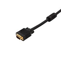 Шнур VGA - VGA с ферритами, длина 3 метра, черный (GOLD) REXANT | код 17-5505 | REXANT
