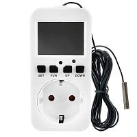 Розетка с таймером с датчиком контроля температуры 3600W/16A Feron | код 48972 | Feron