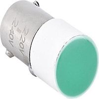 Лампа BA9s для NP2 зеленая светодиодная матрица AC/DC 48В (R)(CHINT) | код 576756 | CHINT