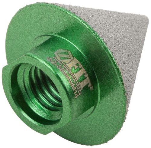 Фреза алмазная конусная для УШМ хвостовикм14 2-38мм FIT 36991 фото 5