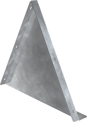 Заглушка двускатной крышки лотка осн. 500мм HDZ IEK | код CKD50D-ZK-500-HDZ | IEK